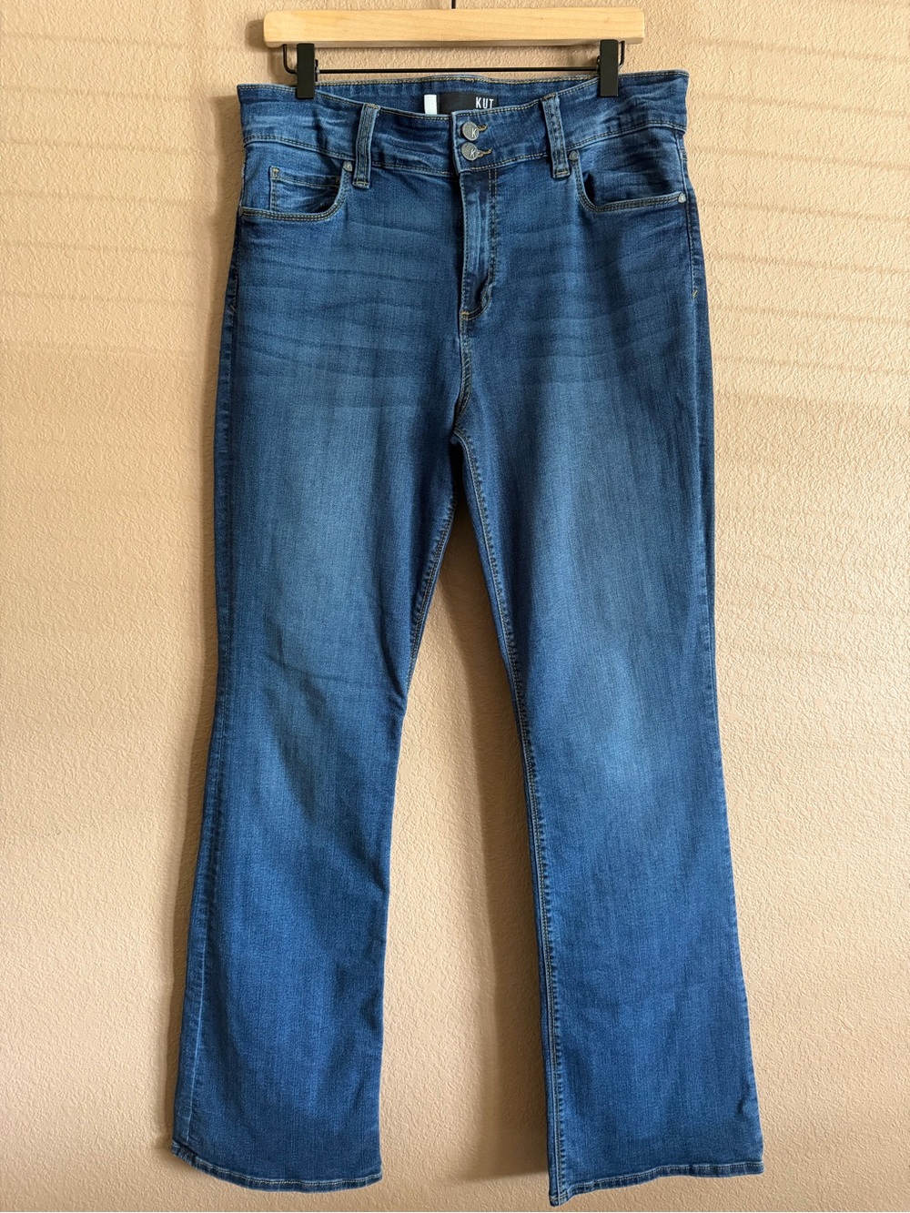 Kut from the Kloth High Natalie Rise Bootcut Jeans Size 14